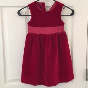 Red Velvet Holiday Dress- size 4t
